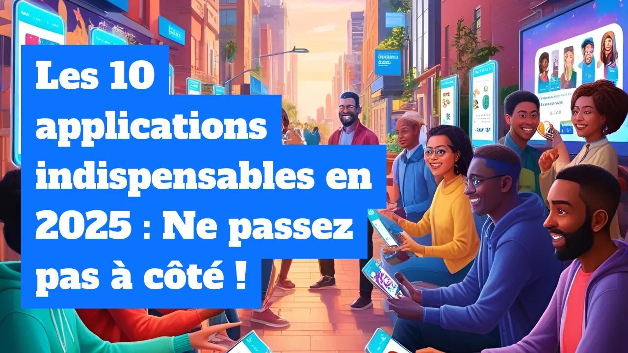 Les 10 applications indispensables en 2025 : Ne passez pas à côté !